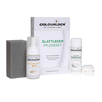 Набор COLOURLOCK для очищения и защиты натуральной кожи COLOURLOCK Glattleder Pflegeset mit Leder Protector Набор COLOURLOCK для очищения и защиты натуральной кожи COLOURLOCK Glattleder Pflegeset mit Leder Protector
