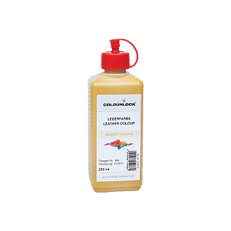 Краска для кожи COLOURLOCK охра Lederfarbe, 250 мл