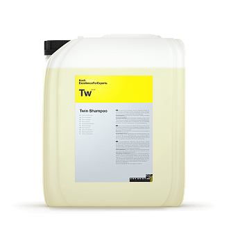 TWIN SHAMPOO - Высококонцентрированный, без фосфата и растворителей, не фосфорнокислый, щелочной комбинированный продукт (пена и шампунь), (21 кг).
