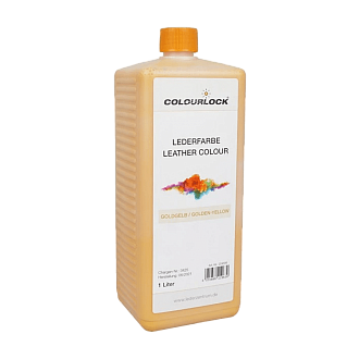 Краска для кожи COLOURLOCK золотисто-желтый Lederfarbe goldgelb 1000мл