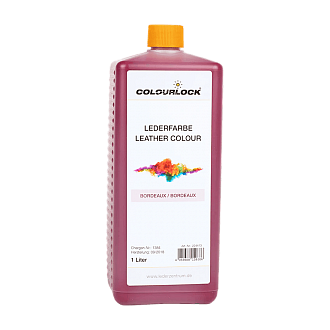 Краска для кожи COLOURLOCK бордовая Lederfarbe bordeaux 1000 мл