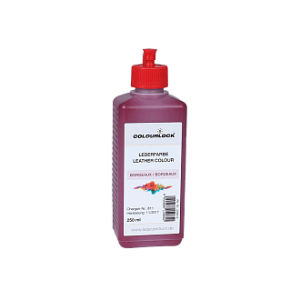 Краска для кожи COLOURLOCK Бургундия Lederfarbe bordeaux 250 мл 