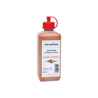 Краска для кожи COLOURLOCK карамель  Lederfarbe karamell 250 мл