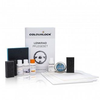 Комплект для ремонта кожаного руля цвет черный COLOURLOCK Lederreparatur Set Lenkrad schwarz ND