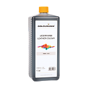 Краска для кожи COLOURLOCK чёрный дёготь Lederfarbe teer 1 литр