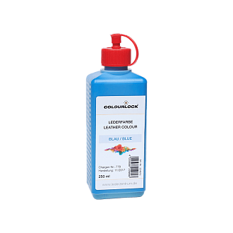Краска для кожи COLOURLOCK синяя Lederfarbe blau 250 мл