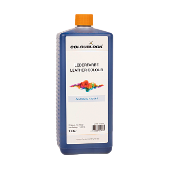 Краска для кожи COLOURLOCK лазурно-голубой Lederfarbe azurblau 1000 мл