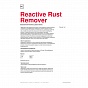 REACTIVE RUST REMOVER - Бескислотный, реакционный очиститель ржавого налёта слайд 11