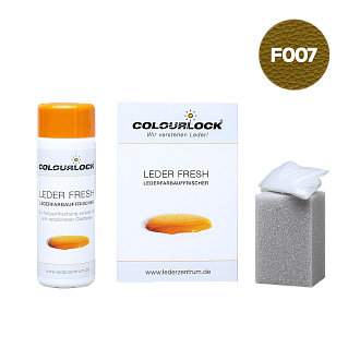 Готовая краска с закрепителем для кожи Оливковый цвет F007 150 мл COLOURLOCK
