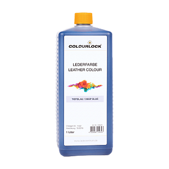 Краска для кожи COLOURLOCK темно-синий Lederfarbe tiefblau 1000 мл