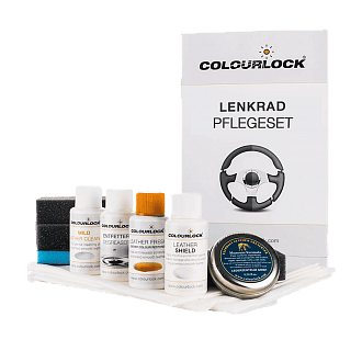 Комплект для ремонта кожаного руля цвет черный COLOURLOCK Lederreparatur Set Lenkrad schwarz ND