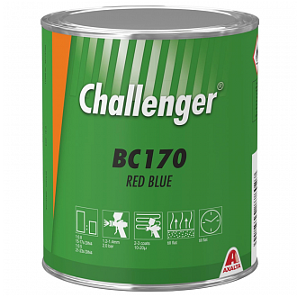 BC170 Красно синий Challenger BC  1л. Краска на основе акриловой смолы Challenger BC для ремонта автомобилей.