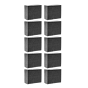 SCHWAMM WEICH, SCHWARZ Серая губка химостойкая, 125x55x45 мм. Комплект 10 штук