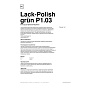 LACK-POLISH GRUN P1.03 - Полироль ручная с воском и оксидом алюминия анти царапин, объём (1 л) слайд 3