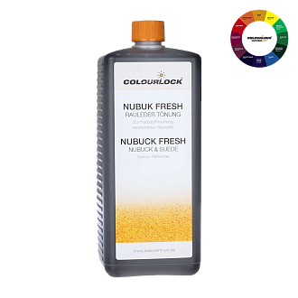 Краска COLOURLOCK с отвердителем плюс TOP для замши Nubuk, цвет чёрный F034 1000 мл