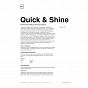 QUICK & SHINE - Универсальное средство для быстрого восстановления поверхности слайд 8 QUICK & SHINE - Универсальное средство для быстрого восстановления поверхности слайд 8