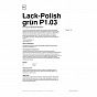 LACK-POLISH GRUN P1.03 - Полироль ручная с воском и оксидом алюминия анти царапин, объём (1 л) слайд 3