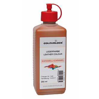 Краска для кожи COLOURLOCK карамель  Lederfarbe karamell 250 мл
