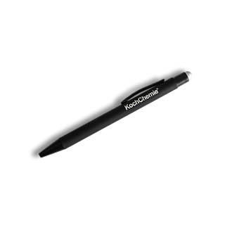 Ручка шариковая со стилусом, цвет черный