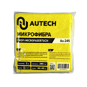 PROFI-MICROFASERTUCH Микрофибра салфетка 40*40 см, желтая,уп-ка 2 шт, без оверлока, 280гр