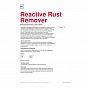 REACTIVE RUST REMOVER - Бескислотный, реакционный очиститель ржавого налёта слайд 11
