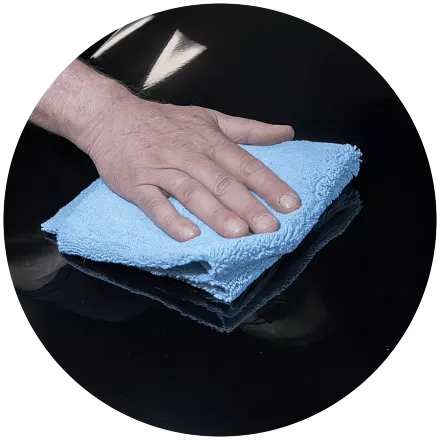 Polish and Sealing Towel - Профессиональная микрофибровая салфетка без краев 40 х 40 см. Комплект 5 шт. слайд 3