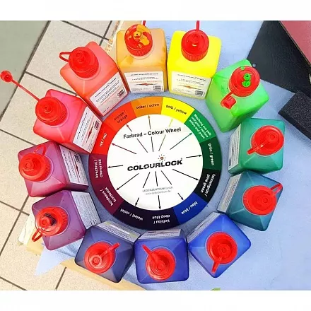 Краска для кожи COLOURLOCK кроваво-красный Lederfarbe blutrot 1000мл слайд 4