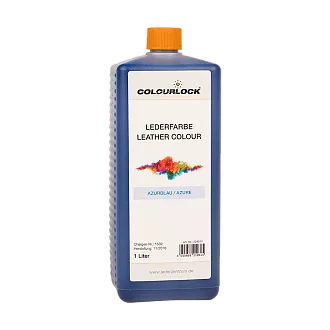 Краска для кожи COLOURLOCK лазурно-голубой Lederfarbe azurblau 1000 мл