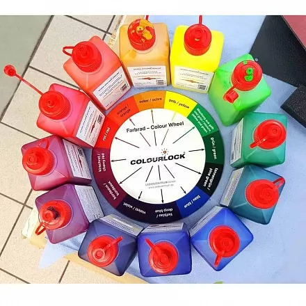 Краска для кожи COLOURLOCK золотисто-желтый Lederfarbe goldgelb 250мл слайд 4