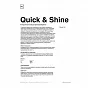 QUICK & SHINE - Универсальное средство для быстрого восстановления поверхности слайд 6