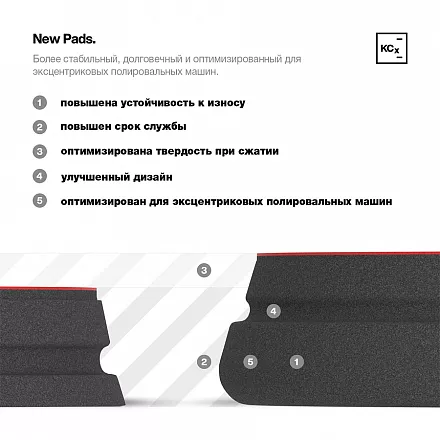 Полировальный круг для абр.паст и финиша P6 Ø150х25мм слайд 3