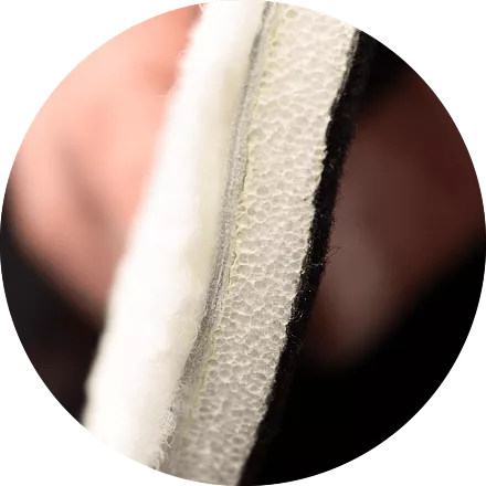 Lammfell-Pad - полировальный круг  из натуральной овчины для работы с абразивными полиролями 180 mm слайд 3