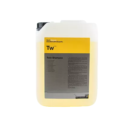 TWIN SHAMPOO - Высококонцентрированный, без фосфата и растворителей, не фосфорнокислый, щелочной комбинированный продукт (пена и шампунь), (10 кг). слайд 2