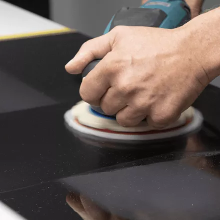 Lambswool Pad short - полировальный круг из натуральной овчины с коротким ворсом Ø 126 mm 1 шт. слайд 3