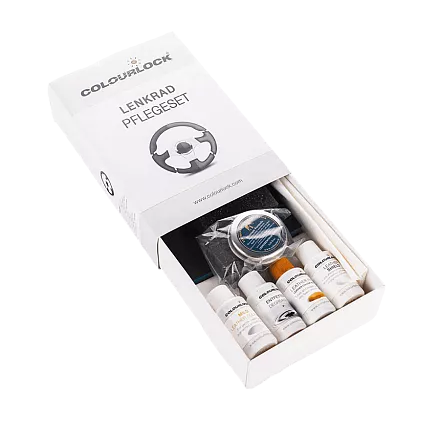 Комплект для ремонта кожаного руля цвет черный COLOURLOCK Lederreparatur Set Lenkrad schwarz ND слайд 2