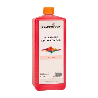 Краска для кожи COLOURLOCK красная Lederfarbe rot 1л