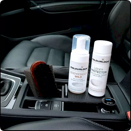 Набор COLOURLOCK для очищения и защиты натуральной кожи COLOURLOCK Glattleder Pflegeset mit Leder Protector слайд 2